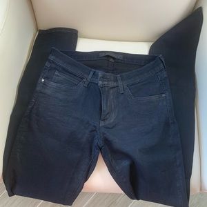 Juicy couture blue lightly coated skinny jeans